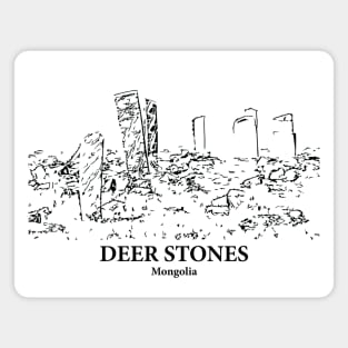 Deer Stones - Mongolia Magnet